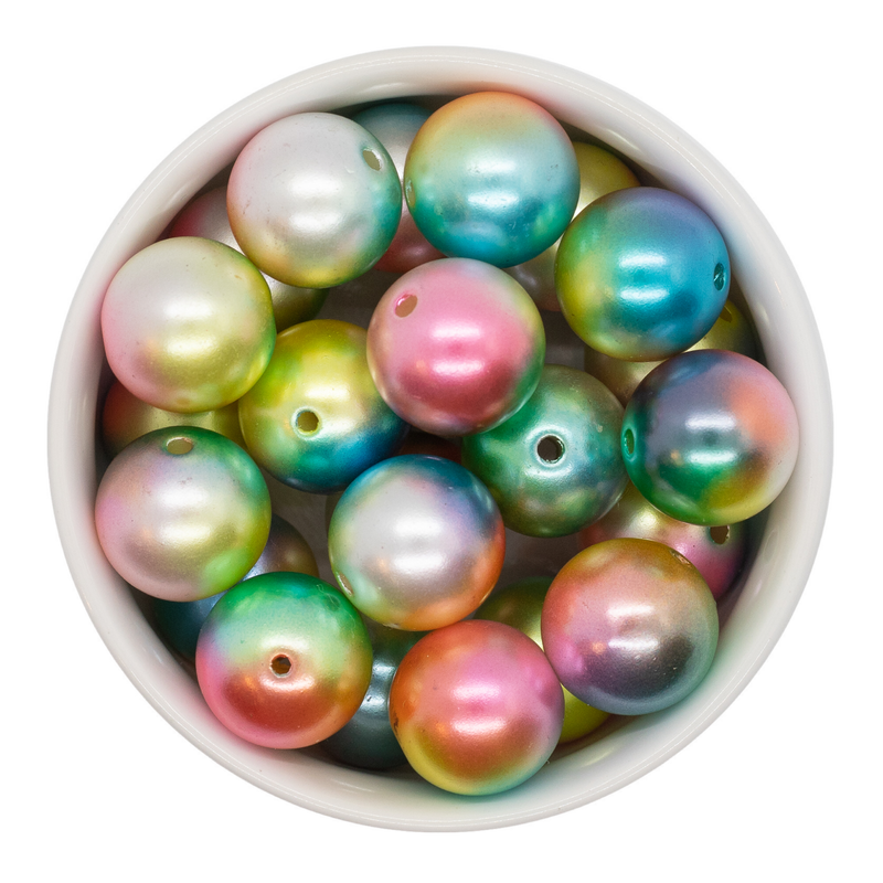 Rainbow Ombre Beads 20mm