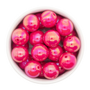 Wild Berry Iridescent Beads 20mm (Package of 10)