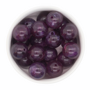 Eggplant Marble Bead 20mm (Package of 10)