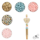 Gold Etched Detail Heart Bead 27x30mm