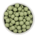 Sage Green Silicone Beads 12mm (Package of 20)