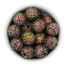 Multicolor Mosaic Rhinestone Beads 20mm (Package of 10)