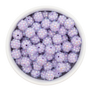 Lavender Rhinestone Beads 12mm