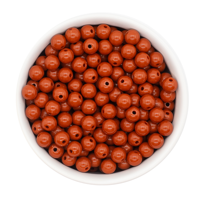 Cinnamon Solid Beads 8mm (Package of Approx. 50 Beads)