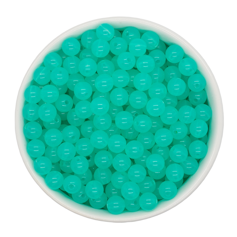 Bermuda Bay Jelly Beads 8mm (Package of Approx. 50 Beads)