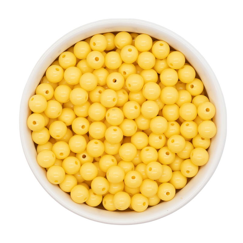 Banana Solid Beads 8mm