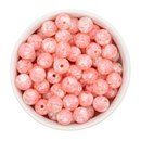 Light Pink and White Resin Confetti Beads 12mm (Package of 20)