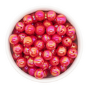 Cardinal Red Iridescent Beads 12mm (Package of 20)