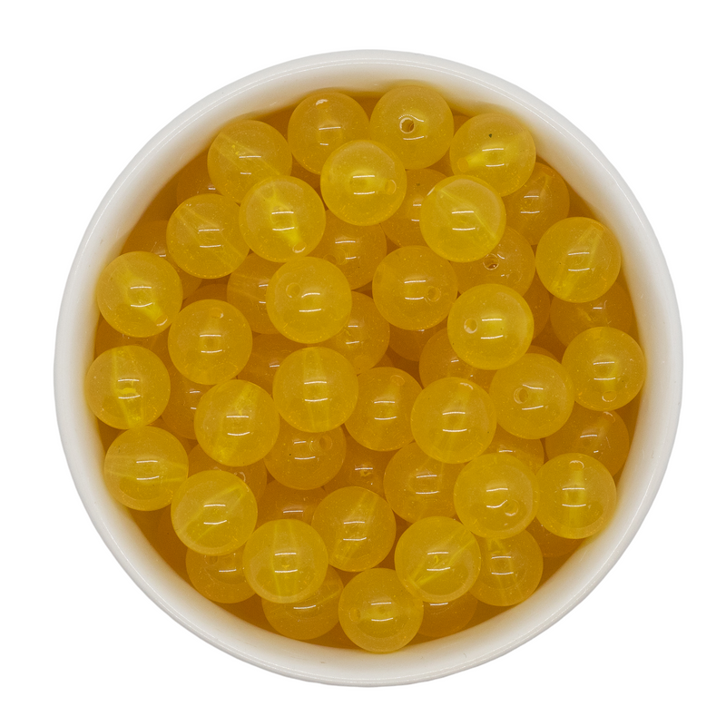 Honey Jelly Beads 12mm (Package of 20)