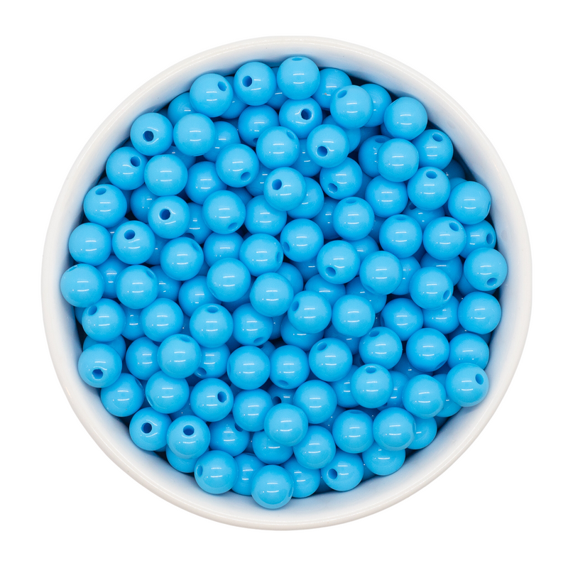 Azure Solid Beads 8mm