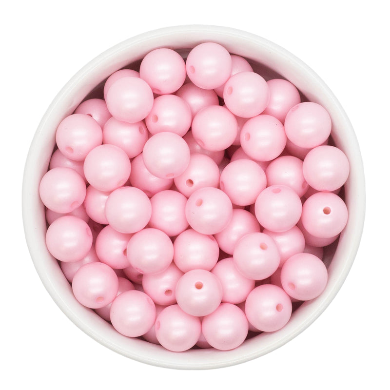 Powder Pink Matte Beads 12mm (Package of 20)