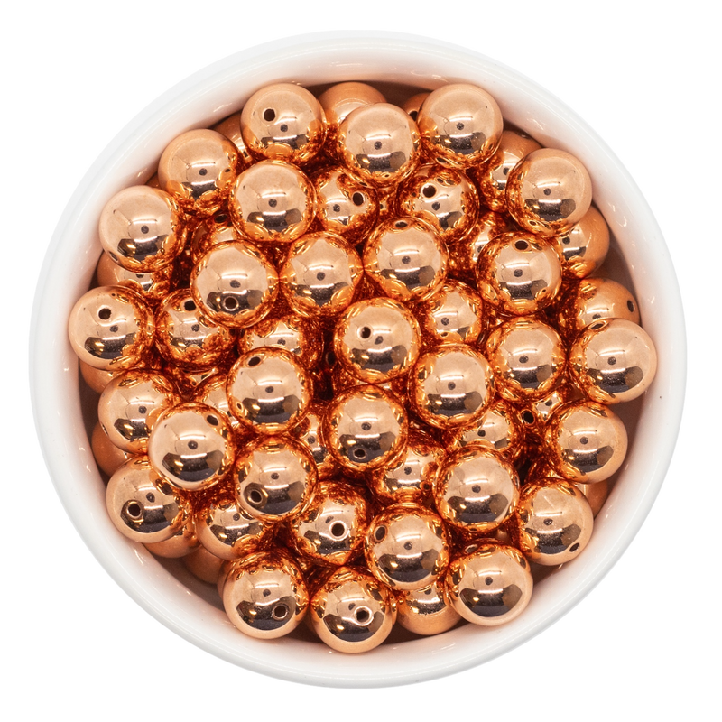 Copper UV Shine Beads 12mm (Package of 20)