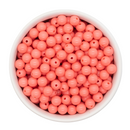 Bright Coral Solid Beads 8mm (Package of Approx. 50 Beads)