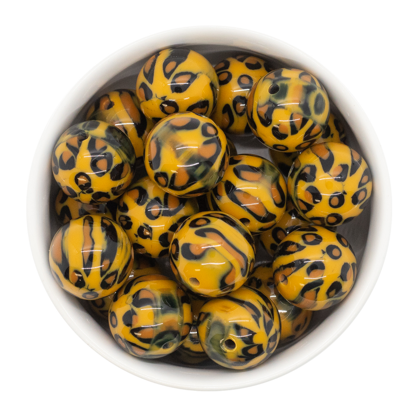 Leopard Beads 20mm (Package of 10)