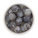 Grey Stone Marble Beads 20mm (Package of 10)