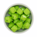 Lime Green Cube Beads 20mm (Package of 10)