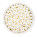 Linen Pearl Beads 8mm (Package of Approx. 50 Beads)