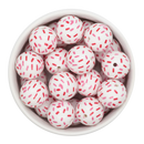 Valentine Sprinkles Printed Beads 20mm (Package of 10)