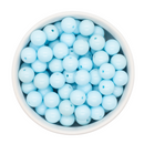 Arctic Blue Solid Beads 12mm (Package of 20)
