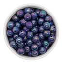 Navy Iridescent Beads 12mm (Package of 20)