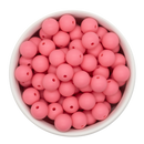 Coral Pink Silicone Beads 12mm (Package of 20)
