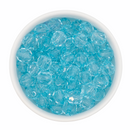 Teal Translucent Facet Beads 12mm (Package of 20)