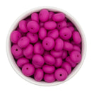 Fuchsia Silicone Abacus Beads 8x14mm (Package of 10)