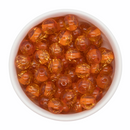 Tiger Orange Translucent Tinsel Beads 12mm (Package of 20)