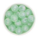 Cool Mint Translucent Shimmer Beads 20mm (Package of 10)