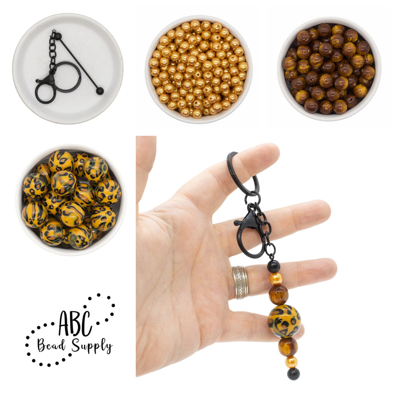 Leopard Beads 20mm (Package of 10)