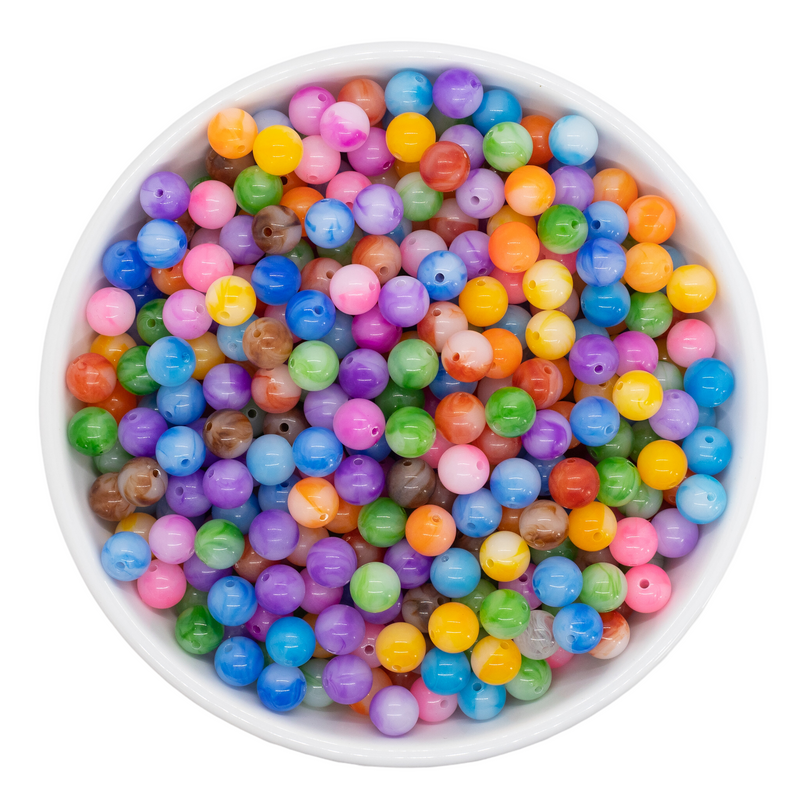 Jelly Marble Bead Mix 12mm