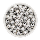 Silver UV Shine Beads 12mm (Package of 20)