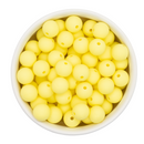 Pale Yellow Silicone Beads 12mm (Package of 20)