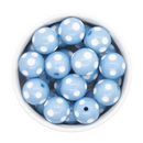 Mariner Blue Polka Dot Beads 20mm (Package of 10)