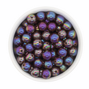 Espresso Iridescent Beads 12mm (Package of 20)