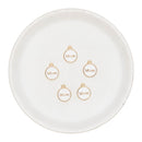 Gold & White Mom Charm 12mm (Package of 5)