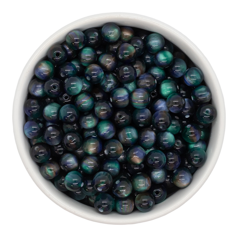 Black Galaxy Beads 8mm (Package of Approx. 50 Beads)