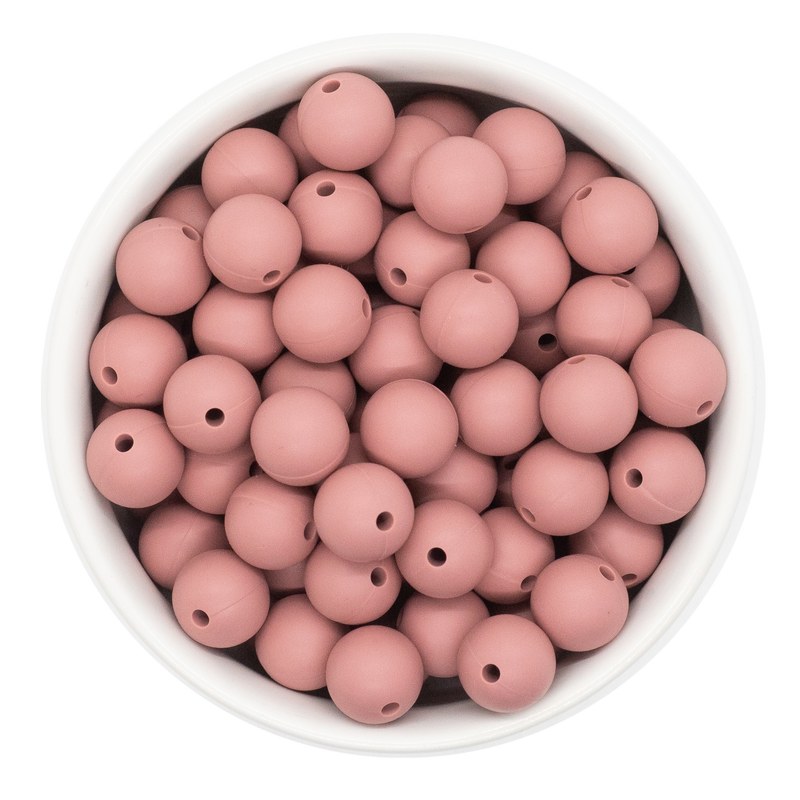 Rose Silicone Beads 12mm (Package of 20)