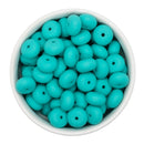 Robin Egg Silicone Abacus Beads 8x14mm (Package of 10)