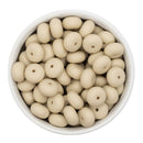 Sand Silicone Abacus Beads 8x14mm (Package of 10)