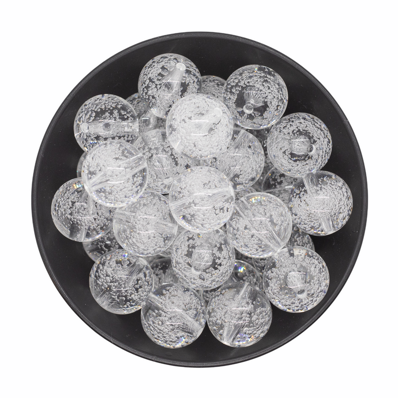 Clear Bubble Beads 20mm