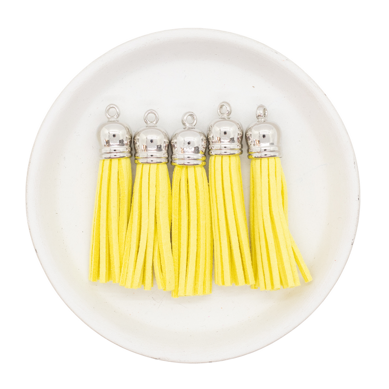 Daffodil Tassel w/Silver Cap 50mm (Package of 5)