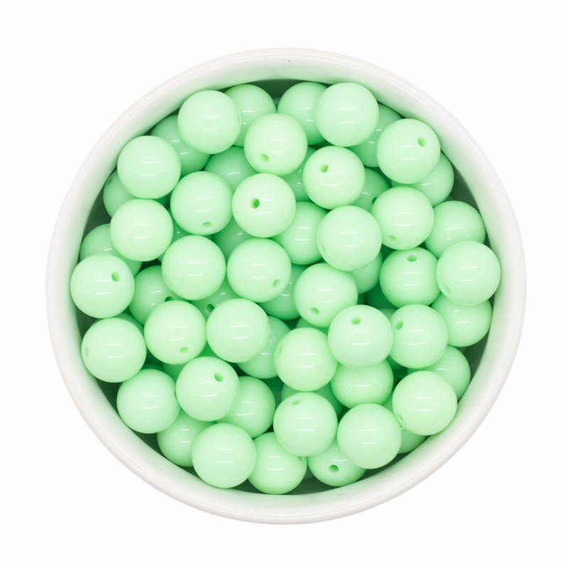 Pistachio Solid Beads 12mm (Package of 20)