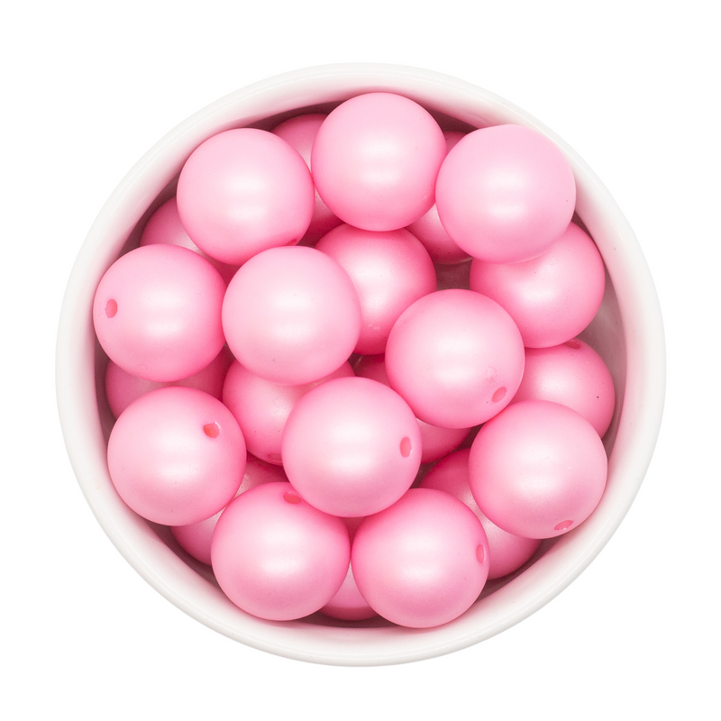 Ballet Pink Matte Beads 20mm (Package of 10)