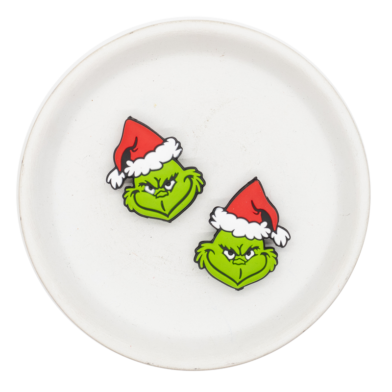You're a Mean One Silicone Focal Bead 30x23mm (Package of 2)