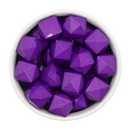Violet Solid Cube Beads 20mm (Package of 10)