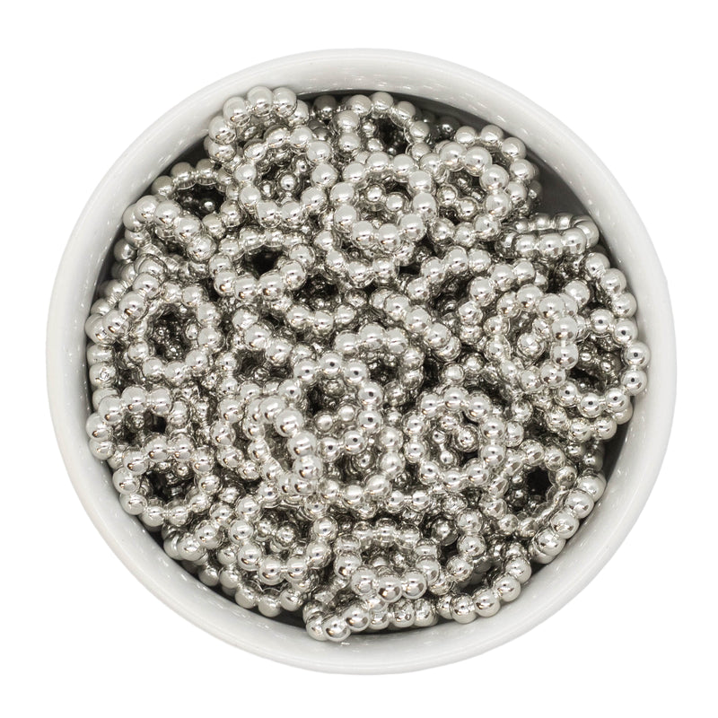 Silver Ring Large Hole Spacer Beads 15mm (Package of 20)