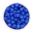 Royal Blue Crackle Beads 12mm (Package of 20)