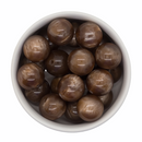 Coffee Pearly Luster Beads 20mm (Package of 10)