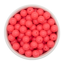 Neon Pink Solid Beads 12mm (Package of 20)
